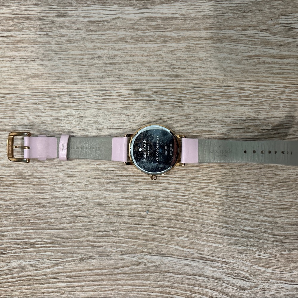 Kate Spade Women’s Metro Pink Leather Strap Watch - Picture 8 of 8